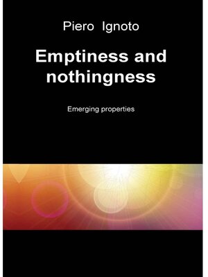 cover image of Emptiness and nothingness